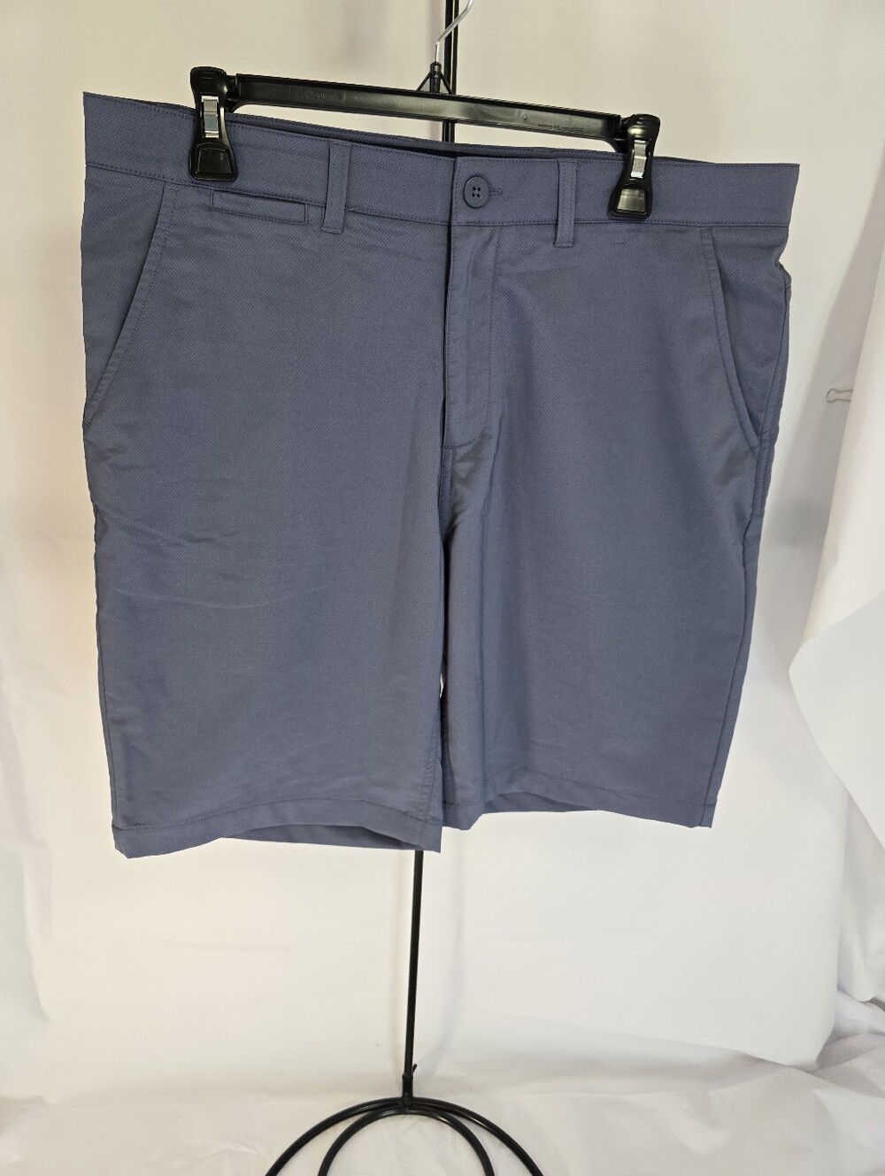Johnnie-O Mulligan Performance Golf Shorts JMSH1070 Men’s 34 Blue Gray Stretch